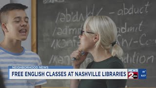 Free English classes at Nashville libraries
