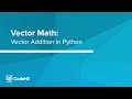 Vector Addition in Python