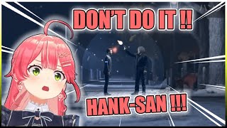 Mikochi Got the WORST Ending of Hank/Connor Route - Detroit Become Human Hololive Sakura Miko