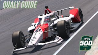 iRacing Indy 500 Qualifying Guide and Run - 2025 FIXED