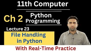 File Handling in Python | 11th computer chapter 2 | Python Programming | Qais Ali Khan