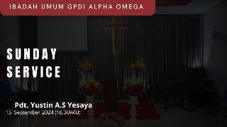 | PDT. YUSTIN A.S YESAYA | GAO TEMBARAK | MINGGU 20 OKTOBER 2024 (16.30)