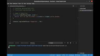 Function Declarations Vs. Functional Expressions in JavaScript
