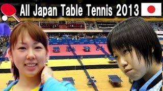 全日本卓球 WS 丹羽美里 vs 重本幸恵 2013.1.17