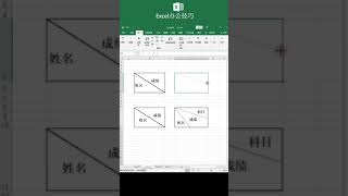 Excel 如何繪製帶斜線的表格 職場辦公技巧