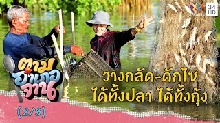 ล่องเรือออกไปวางกลัด-ดักไซ ได้ทั้ง 'ปลาหัวโม่ง-กุ้ง' | ตามอำเภอจาน | 29 ต.ค.65 (2/3)