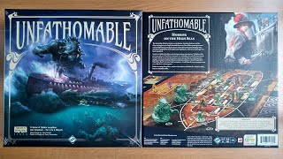 Unfathomable Explained in 60ish Seconds - Fantasy Flight Games NEW Arkham Horror Boardgame