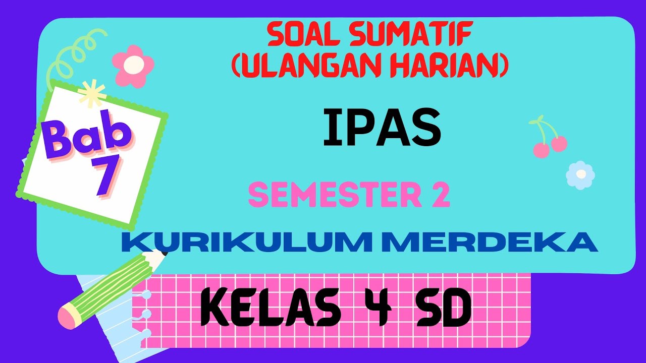 Soal Sumatif IPAS Kelas 4 Semester 2 Kurikulum Merdeka Bab 7 Bagaimana ...