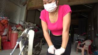 Restoration Abandoned Honda Motorcycle - Full Video.