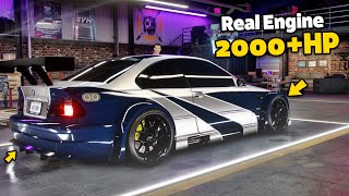 Need for Speed Heat - 2000HP BMW M3 E46 GTR LEGENDS EDITION Customization | Real Engine & Sound