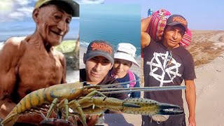 TÍO ADRIÁN familia humilde lleva ayuda al hombre que vive solo frente al mar