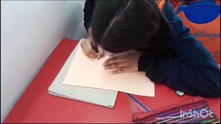 #calligraphy #greetingcards making #activity by Class 8 students