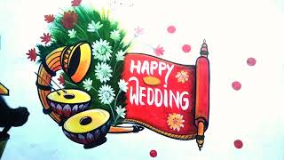 shadi painting || shubh vivah painting