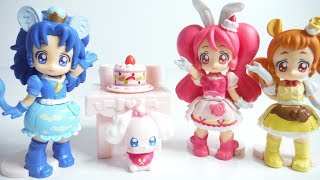 プリキュアとハッピーライフ ぷりきゅ～と 全４種 開封 食玩 KiraKira Precure A La Mode Japanese candy toys