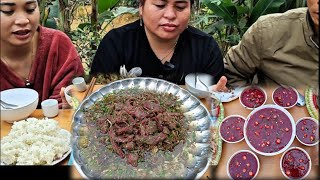 Tiết Canh Lạp Thịt Bò Sống Món Ăn Đặc Sản Tây Bắc