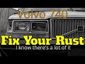 Volvo 740 Turbo Diesel Wagon Revival-Part 3-How to Fix Rust Holes