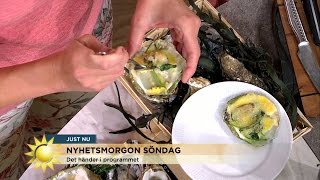 Ostronskola - så öppnar och äter du ostron - Nyhetsmorgon (TV4)