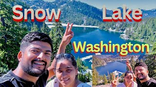 Snow Lake Washington || Beautiful Lakes In USA || Best Lakes In The World || Best Hiking Place || 4K