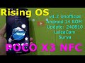 Rising OS 4.2 Unofficial for Poco X3 Android 14 ROM Update: 240810