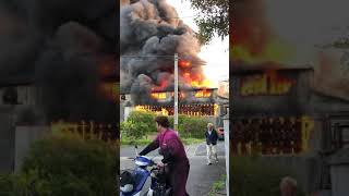 岐阜羽島 大火事！