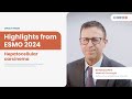 Update from ESMO 2024: Immunotherapy (IO) for HCC