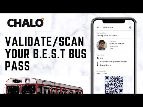 B.E.S.T Bus Pass Ko Scan/Validate Kaise Kare Chalo App Me | Scan Your B ...