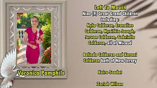 Death Bulletin for the late Veronica Pamphile