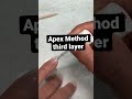 How to Get Even Coverage with Dip Powder | Apex Method #shorts