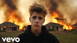 Justin Bieber - Fire in California, Jesus Help us  [Official AI Music Video]