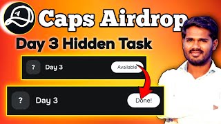 Caps Day 3 Task Completed | Caps Airdrop Day 3 task ( hidden task ) |  Caps hidden task