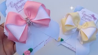 DICA Super Simples❤️ Laço Formosura Princesinha 🎀Luxo - DIY -PAP✅ Belíssimo