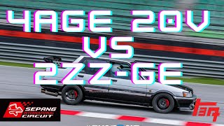 Track Day | Toyota Corolla EE80 | 4AGE 20V vs 2ZZ-GE