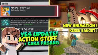 YES UPDATE! ACTION STUFF 1.2 MCPE TERBARU + Review Action Stuff di MCPE - Action Stuff MCPE 1.21