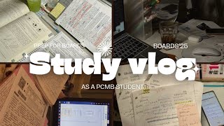 STUDY vlog|🫧boards prep, productive days in my life🔮🧚🏻‍♀️