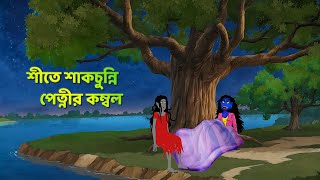 শীতে শাকচুন্নি পেত্নীর কম্বল | Shakchunni Cartoon | Bangla Golpo | Bengali Rupkotha | Story Bird