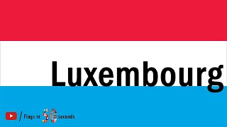 Luxembourg Flag - Its only National Flag?