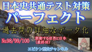 【頻出用語で学ぶ日本史共通テスト対策パーフェクト №98・99・100　最終回　 激動する世界と日本】