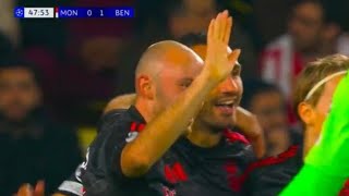 Golo de Vangelis Pavlidis | AS Monaco vs SL Benfica 0-1 | highlights | Uefa Champions League 2025