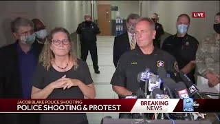 VIDEO: Kenosha officials give Friday briefing on shootings, protests