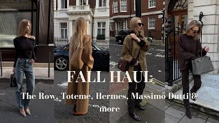 FALL HAUL | The Row, Toteme, Hermes, Massimo Dutti \u0026 more