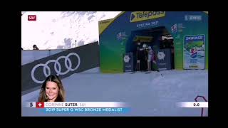 Corinne Suter - Super-G Silber - Ski-WM Cortina 2021