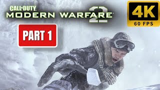 CALL OF DUTY MODERN WARFARE 2 2009 GAMEPLAY WALKTHROUGH PART 1 NO COMMENTARY 60FPS 4K ULTRA PC