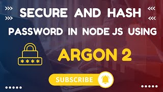 Argon2 in Node.js | Secure Password Hashing Tutorial for Beginners (2025)