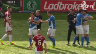 Swanson and Foster sent off for St Johnstone