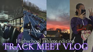 HIGH SCHOOL TRACK MEET VLOG! | West Virginia 2023 + new pr ♡