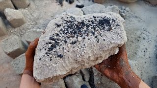 New Video Reused Pure Cement Floor Crumbling Crunchy Crumbles @csasmr146