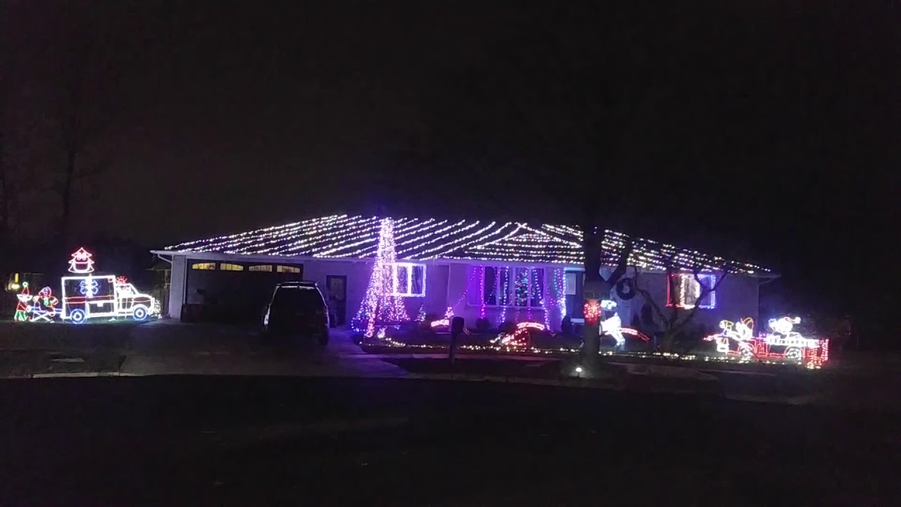 AC DC Hells Bells Christmas Light Display - YouTube