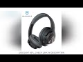 soundpeats space headphones bluetooth 5.3 hybrid active noise cancelling wireless headphone123h play