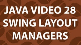 Java Video Tutorial 28