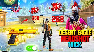 Secret Desert Eagle One Tap Headshot Trick || Desert Eagle Se Headshot Kaise Mare || Khuni Gamer